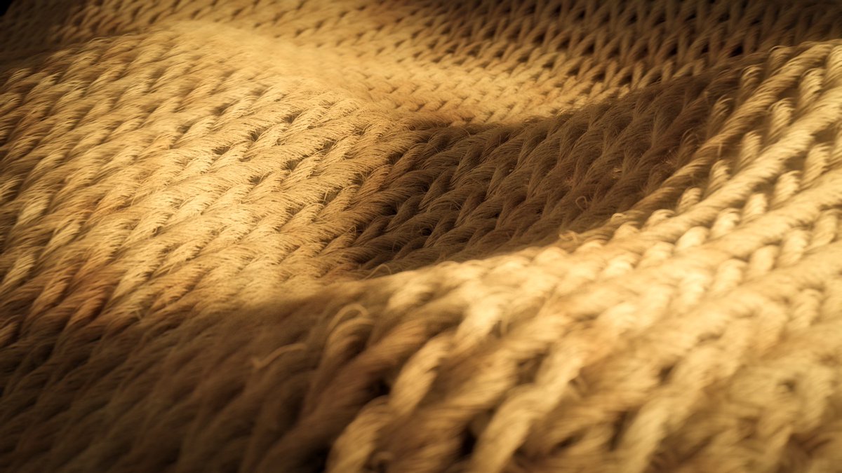 PBialasz's tweet photo. Knit made in #Blender3d. #procedural #geometrynodes #blender #3d #cgi #cycles render. @FaustXins 🫶 https://t.co/SRUo710R4k
