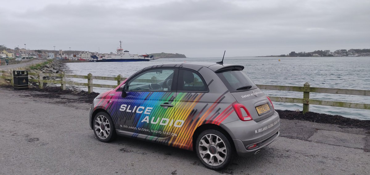 Out and about today promoting Slice Audio.  Today we were in Strangford and Portaferry.