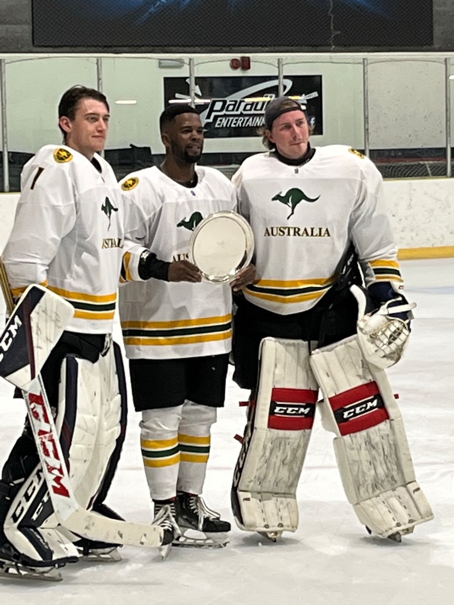 icehockeyaus's tweet photo. Outstanding clean sweep of the Trans Tasman series by the @icehockeyaus Mighty Roos. 9-4 in the final game. Credit to the Ice Blacks for a very high intensity game and the perfect final preparation for next months @IIHFHockey Open Men’s WC in Madrid.
#fastestgameonearth https://t.co/0mMa5NIBwh