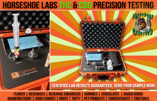 Horseshoe Labs #THC & #CBD Testing
horseshoegenetics.com/?product=horse…
Horseshoe Labs is excited to offer the highest precision photonic testing available for all of your THC and CBD products. Certified Results!

#Mmemberville #CannabisTesting #LabTesting #CannabisCommunity #WeedMob #THC