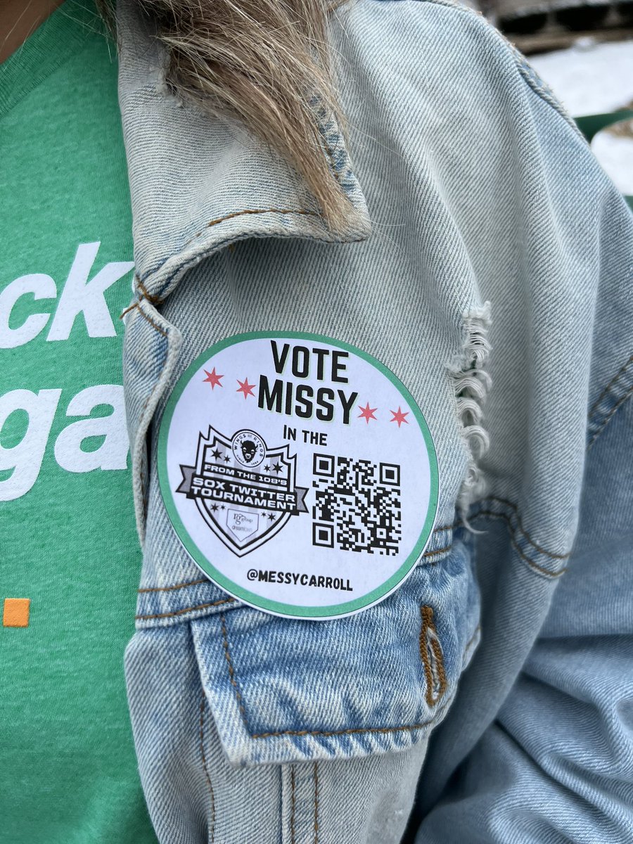 messycarroll's tweet photo. At the Southside Irish parade just campaigning for the #108Tourney come get a sticker 💚 #MessyMania https://t.co/07MO2Qmpfl
