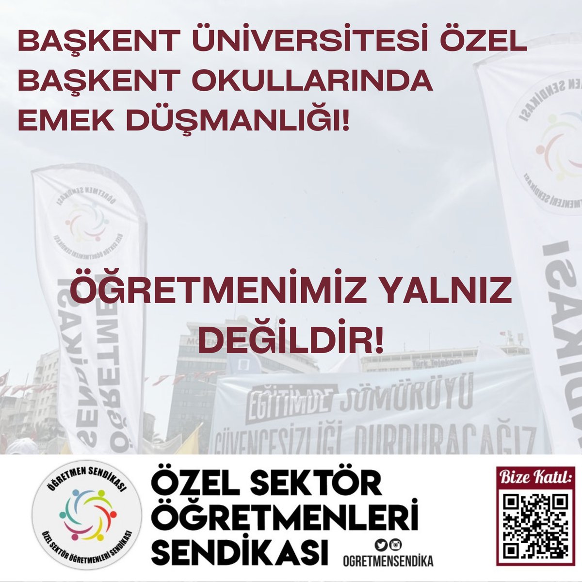 Başkent Üniversitesi Özel Başkent Okulları(<a href="/BaskentOkul/">Başkent Okulları</a>) depremin izlerinin daha taze olduğu günlerde öğretmenlerinin psikolojisini hiçe sayarak öğrncilerine psikodestek sağlaycaklarını bahane ederek(öğretmenine sağlamadığı psikososyaldestek) + <a href="/tcmeb/">Millî Eğitim Bakanlığı</a>
#emekdüşmanıbaşkentokulları