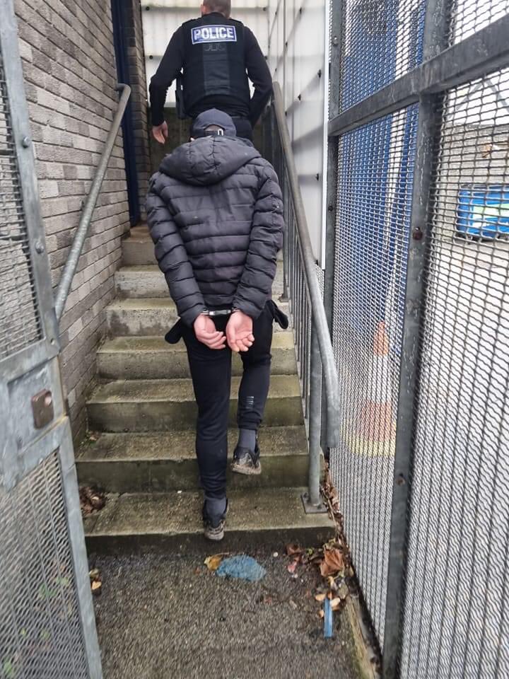 In out !
In out !
Bodmin Police swiftly arrested a persistent shoplifter who was only released from Prison on Weds.
Hopefully the courts give a stronger sentence this time 
This was made possible by a member of publics swift call to the police when he noticed suspicious behaviour