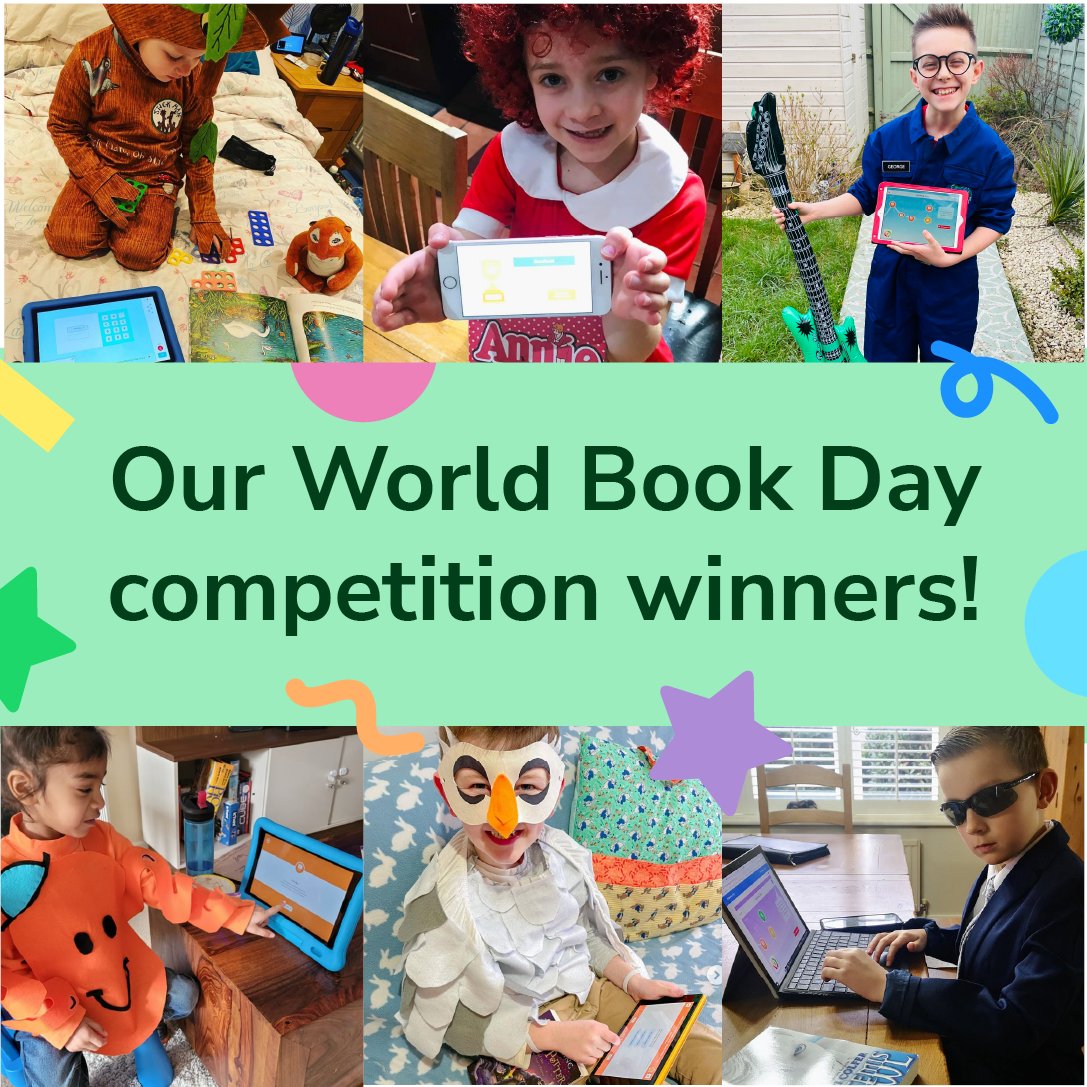 DoodleLearning_'s tweet photo. Check out the winners of recent our #WorldBookDay competition β now those are some seriously spectacular costumes! π€© If your child or pupils joined the fun, we hope they enjoyed themselves! π https://t.co/my9WritjGG