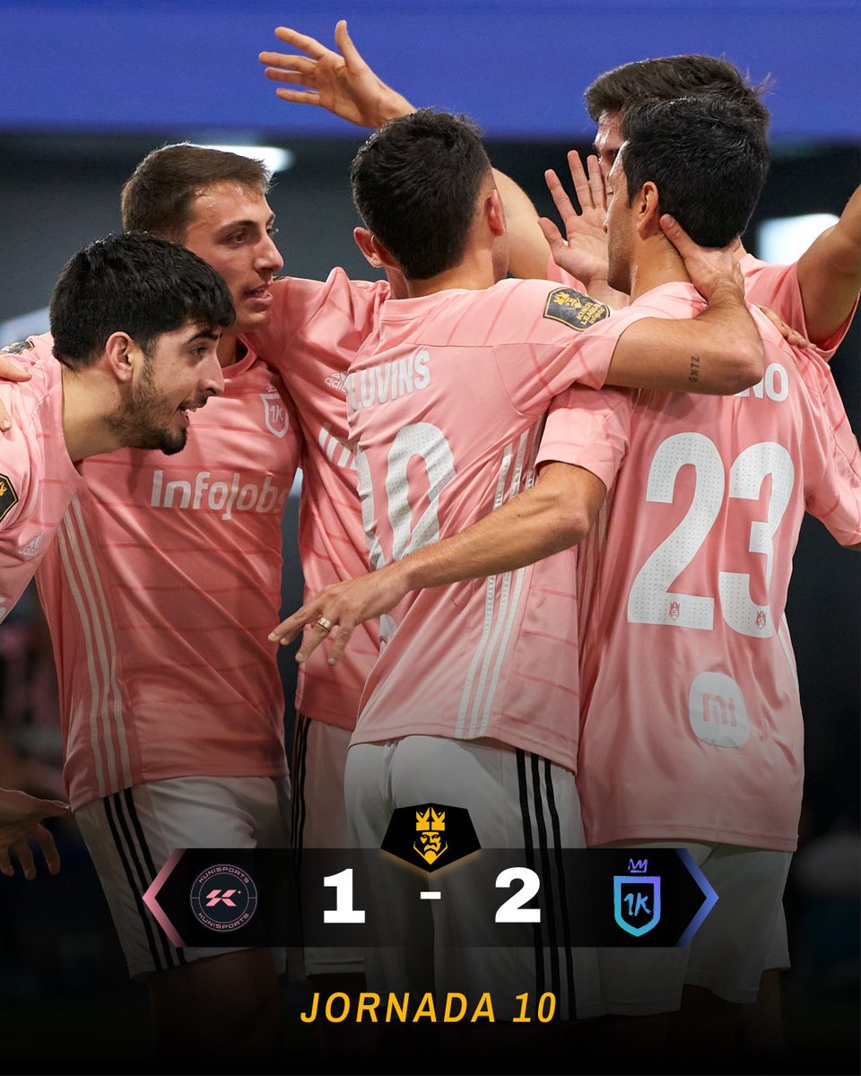 KingsLeague's tweet photo. ⚫ @kunisport 1 - 2 @1kfutbolclub 1⃣

#KingsLeagueJ10 #InfoJobs https://t.co/cdpAM08vP3