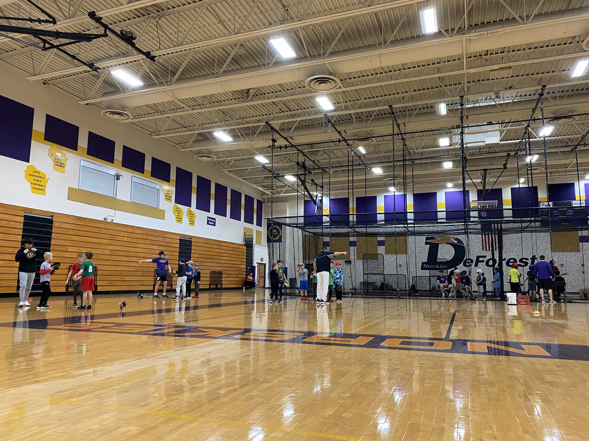 Baseball camp is back in full swing