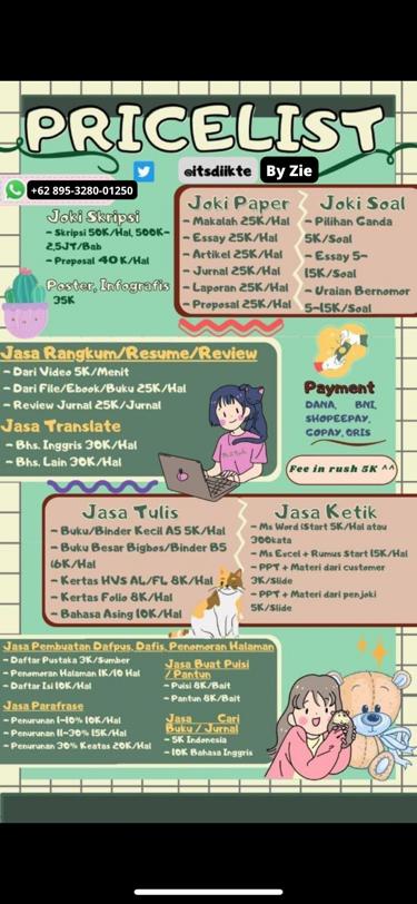 itsdiikte's tweet photo. @bububflara halo kak 👋 untuk lebih lanjutnya bisa chat wa di Link di bio yaa^^ https://t.co/S0hzpDLb6I