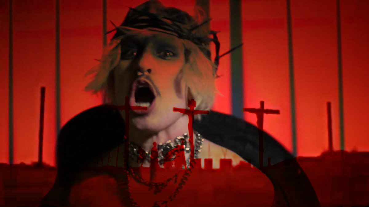 freakdaddygod's tweet photo. It’s official! Abomination’ music video and single drop is coming in 8 days! Get ready to experience a gripping punch back at the anti-trans laws our transgender community is facing. Head to my website to join the YouTube watch party! 🔥🖤 https://t.co/ELI2YHkEAX