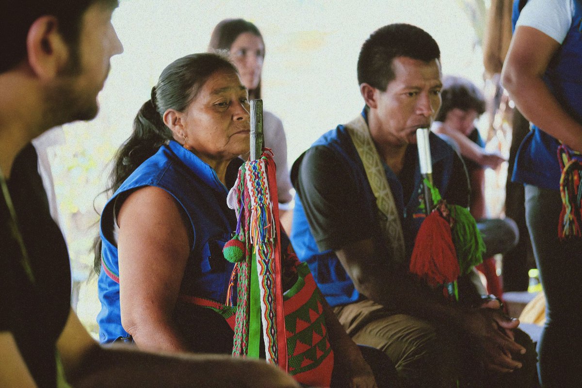 ColectivoMaloka's tweet image. La Delegación del #PCPDDH de Cataluña llega a la Tulpa de #Corinto de la @ACIN_Cauca, norte del Cauca y comparte la palabra con las Autoridades del Cabildo, la Guardia Indígena y la Yaja de comunicaciones. Todxs alertan de la gravedad del reclutamiento forzado en sus territorios