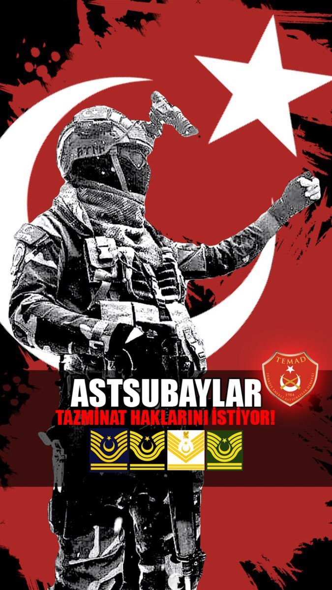 #OylarTazminata 

Sayın siyasi parti liderleri Astsubayların Tazminatı konusunda desteklerinizi bekliyoruz.

<a href="/RTErdogan/">Recep Tayyip Erdoğan</a>  
<a href="/dbdevletbahceli/">Devlet Bahçeli</a> 
<a href="/kilicdarogluk/">Kemal Kılıçdaroğlu</a> 
<a href="/meral_aksener/">Meral Akşener</a> 
<a href="/Ahmet_Davutoglu/">Ahmet Davutoğlu</a> 
<a href="/T_Karamollaoglu/">Temel Karamollaoğlu</a> 
<a href="/DpGultekinUysal/">Gültekin Uysal</a> 
<a href="/alibabacan/">Ali Babacan</a> 
<a href="/DurgenHamza/">Hamza DÜRGEN</a>