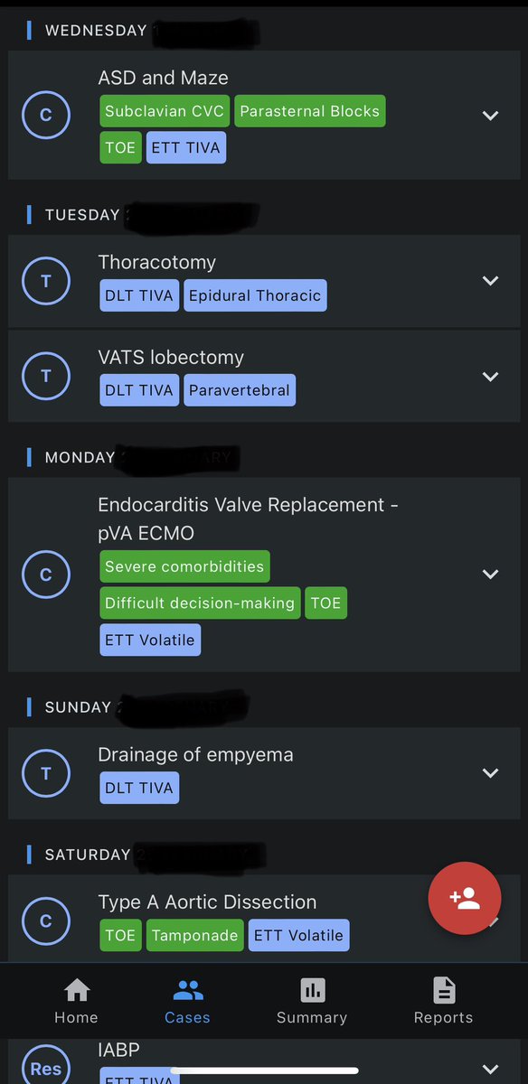drrachelfraser's tweet image. A week in the life of a #cardiothoracic #anaesthetist. And they say #cardiothoracic #anaesthesia doesn’t have enough variety?!?! 🤔❤️