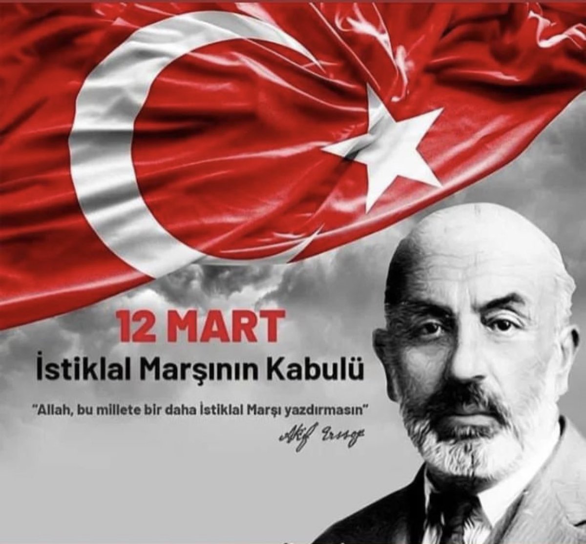 Allah bu millete bir daha İstiklal Marşı yazdırmasın… 🇹🇷