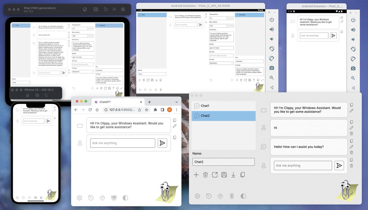 wieslawsoltes's tweet photo. #Clippy running everywhere thanks to @AvaloniaUI  #dotnet #csharp #chatgpt https://t.co/3zBq4LcL9U