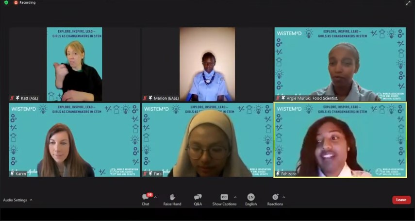 N19rk's tweet photo. This week we celebrated #InternationalWomensDay which focused on #EmbracingEquity.
If we educate young women &amp; girls on STEM we can help remove the gaping inequalities that exist in STEM employment. 
Thank you so much for participating in our STEM webinar sponsored by @JNJNews! https://t.co/lCvtVTPIIK