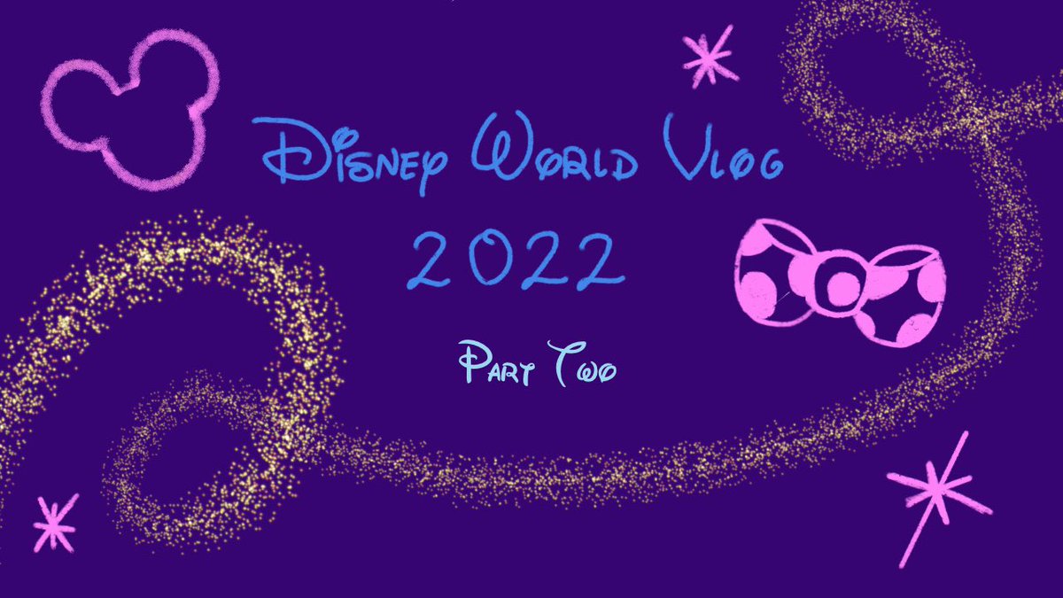 I did it! 2 Vlogs in 2 days!! 

Part 2 of mine and <a href="/thebeccafowell/">Becca ✨</a> trip to Disney is now on my channel! 

2/5 vlogs down! More to come! 💖 

youtu.be/G61jbPipCfk