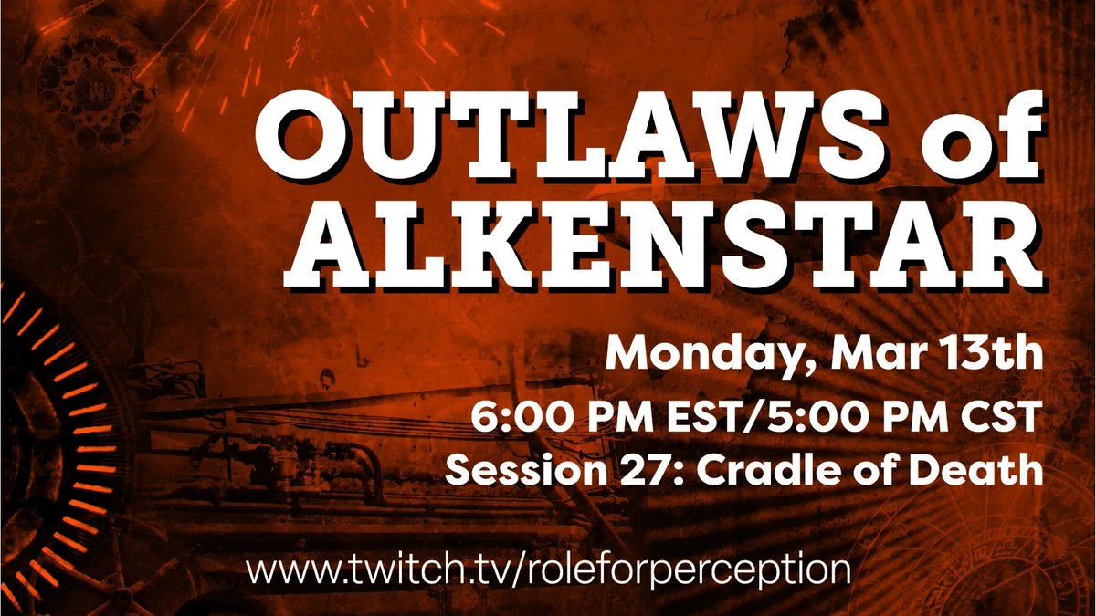 Role_Perception's tweet image. Roewyn is charmed and controlled by a ghost. She's cursed by a mummy. And the Outlaws are just trying to make it out of the Cradle of Quartz alive. Will it happen? Or will this be their burial chamber? twitch.tv/roleforpercept… #outlawsofalkenstar #ooa #pathfinder2e #pf2e