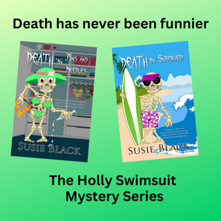 hollyswimsuit's tweet photo. Death by Pins and Needles is a hit &amp; the third book in the series, Death by Surfboard is slated for release on May 15th and is available on pre-sale. Grab your electronic format now on Amazon and get a 20% discount. #amazon promo #presale # #wrpsbks #cozymystery #readingcommunity https://t.co/m7DYE126r6