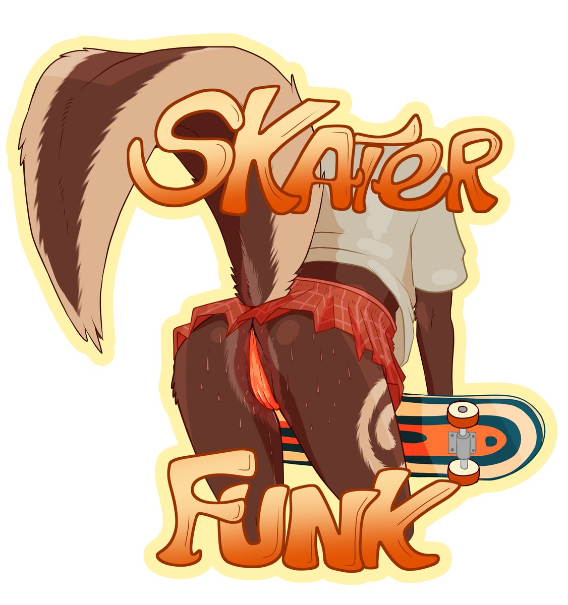 Aromatic Hyena on Twitter: "Stickers of my skunk Jade!"