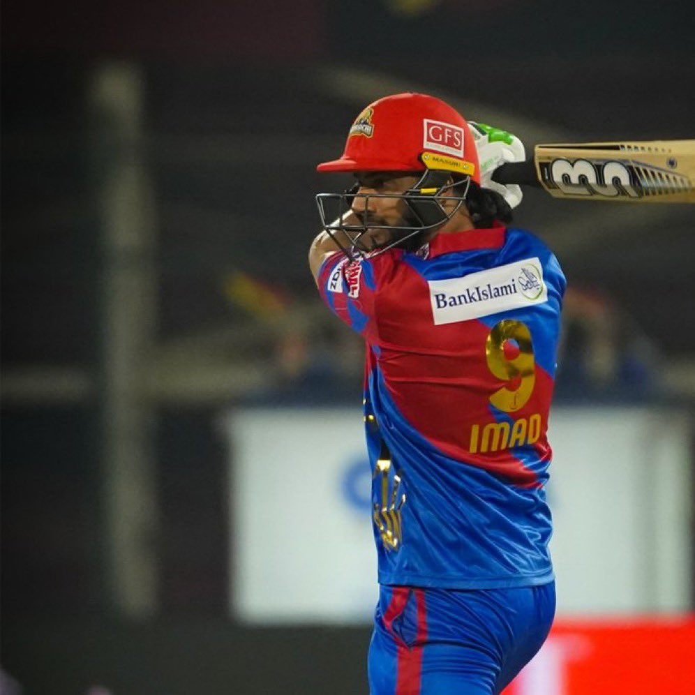 Well done <a href="/simadwasim/">Imad Wasim</a> I believe <a href="/KarachiKingsARY/">Karachi Kings</a>  play amazing cricket but winning luck is missing 👏👏👏 <a href="/Salman_ARY/">Salman Iqbal ARY</a>