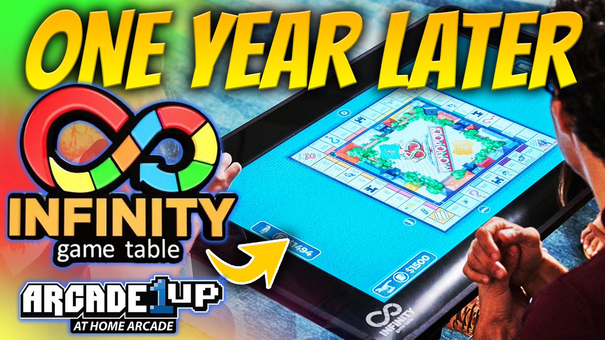 PDubsArcadeLoft's tweet photo. Latest Video on the channel is a 1 Year Later Review look at the #Arcade1Up #InfinityGameTable New Games and User Interface added BUT....
Watch: https://t.co/uaK8Lio55D
#InfinityGamingTable #BoardGames #VideoGames #Review https://t.co/PHFQW1ml03