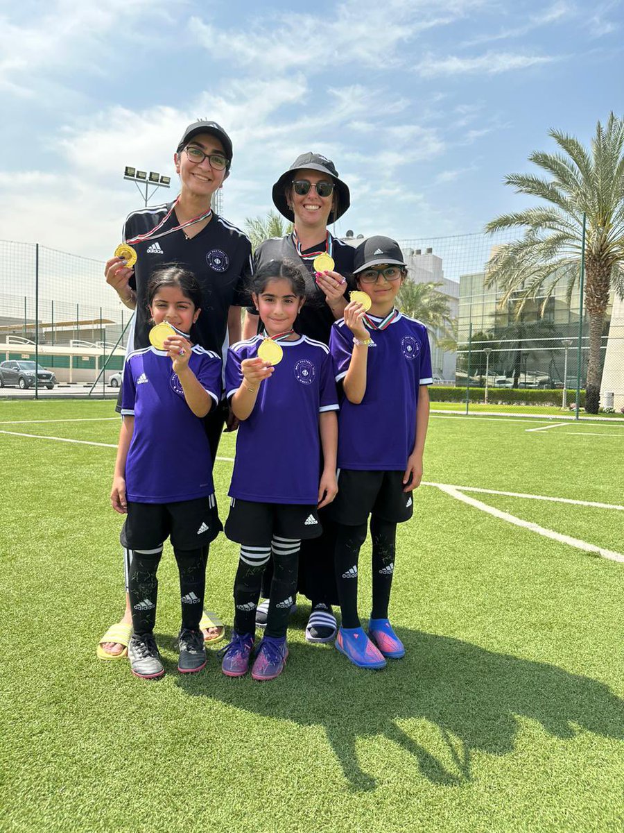 onyxwfc's tweet photo. Lots of happy faces this weekend at the @uaefa_ae football festival! For many of our girls this was their first time playing in a football match and we are so proud of them to play in multiple games against experienced players. 👏😁🙌
#football #girlsfootball #girlsfootballdubai https://t.co/9DBFhSYBgz