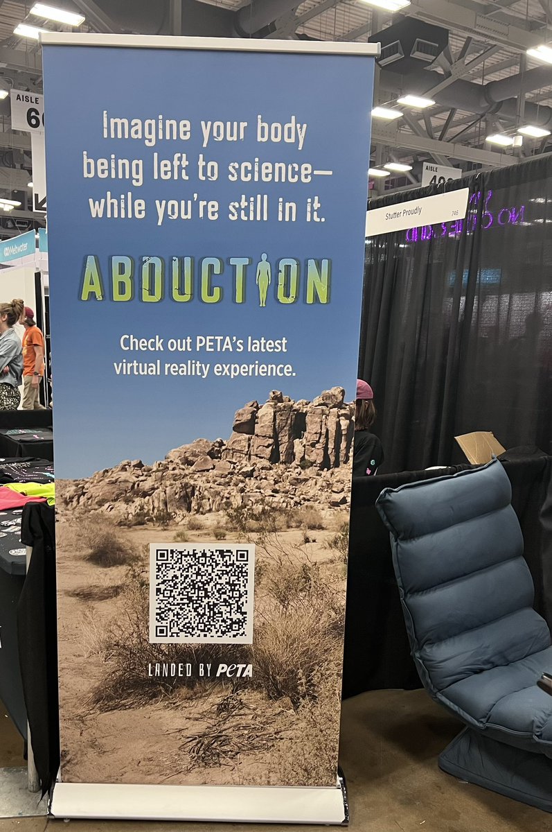 MargeTheQueen's tweet photo. I love @peta and thank them for making us think about the unthinkable - but this. #SXSW https://t.co/mnVsDzaNiB