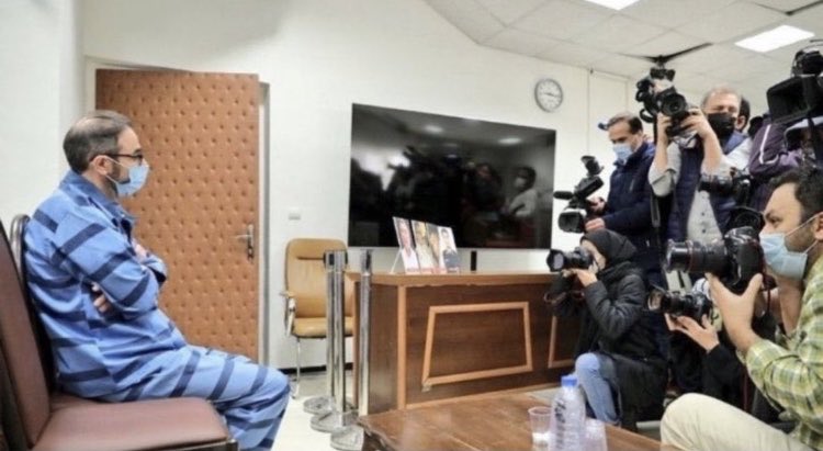 kabi_sadegh's tweet photo. Occupation Court (Iran) sentences #HabibChaabi to death in show trial. He was kidnapped by secret service people in Turkey in October 2020 &amp; smuggled into Iran. #ACFH classifies the death penalty as genocide against the Ahwazi people &amp; strongly condemns this crime

#AlAhwaz https://t.co/R20dlZQ2j1