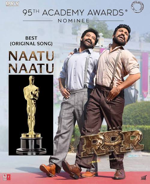 Wishing team #RRR all the best for the Oscar Ceremony tonight. The song #NaatuNaatu is nominated for Best original song 🤞🤞🤞 @ssrajamouli @tarak9999 @mmkeeravaani #SSRajamouli #MMKeeravani #NTRamaRaoJr #RamCharan #Chandrabose #RahulSipligunj #KaalaBhairava @RRRMovie