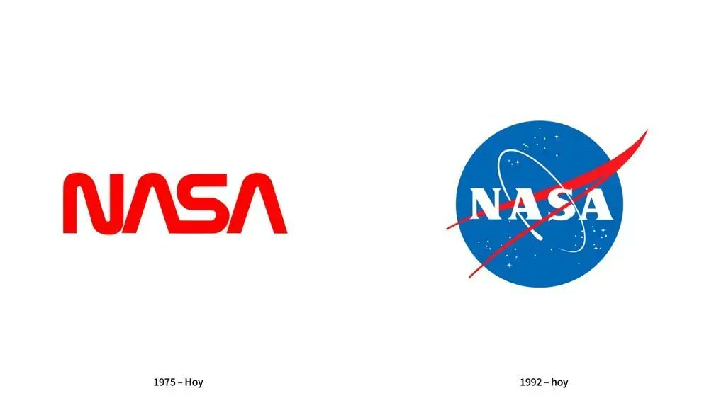 brandemia_'s tweet photo. Curiosidades frikis sobre el logo de la NASA 🚀 ☄️ ¿Sabías que durante años han convivido 2 versiones oficiales del logo? 🤓 💬 Dinos, ¿con cuál te quedas?  https://t.co/OjyEjhYCSE https://t.co/ekT6Rm0PJO