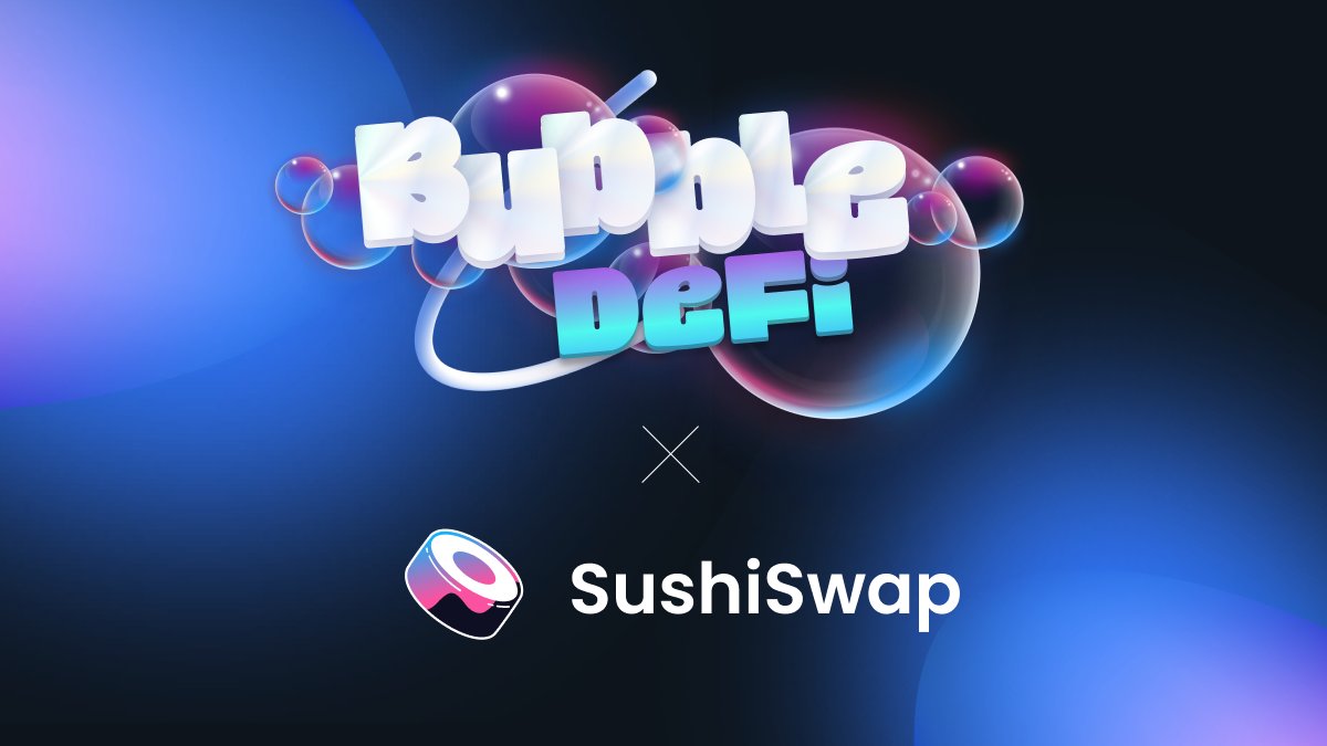 Bubble_DeFi's tweet photo. Tomorrow's a BIG day for #BubbleDeFi as we launch on #SushiSwap!🍣🔥🫧
Proud to welcome early adopters and newcomers alike, we are ready for the journey! 🚀
Don't forget to trade using the right contract:
0xa3e7e143b69aeaa2b435efd7e40c4a7d1d6d8296 on #Arbitrum #DeFi #DEX 💙🧡 https://t.co/US3Qk1sawX
