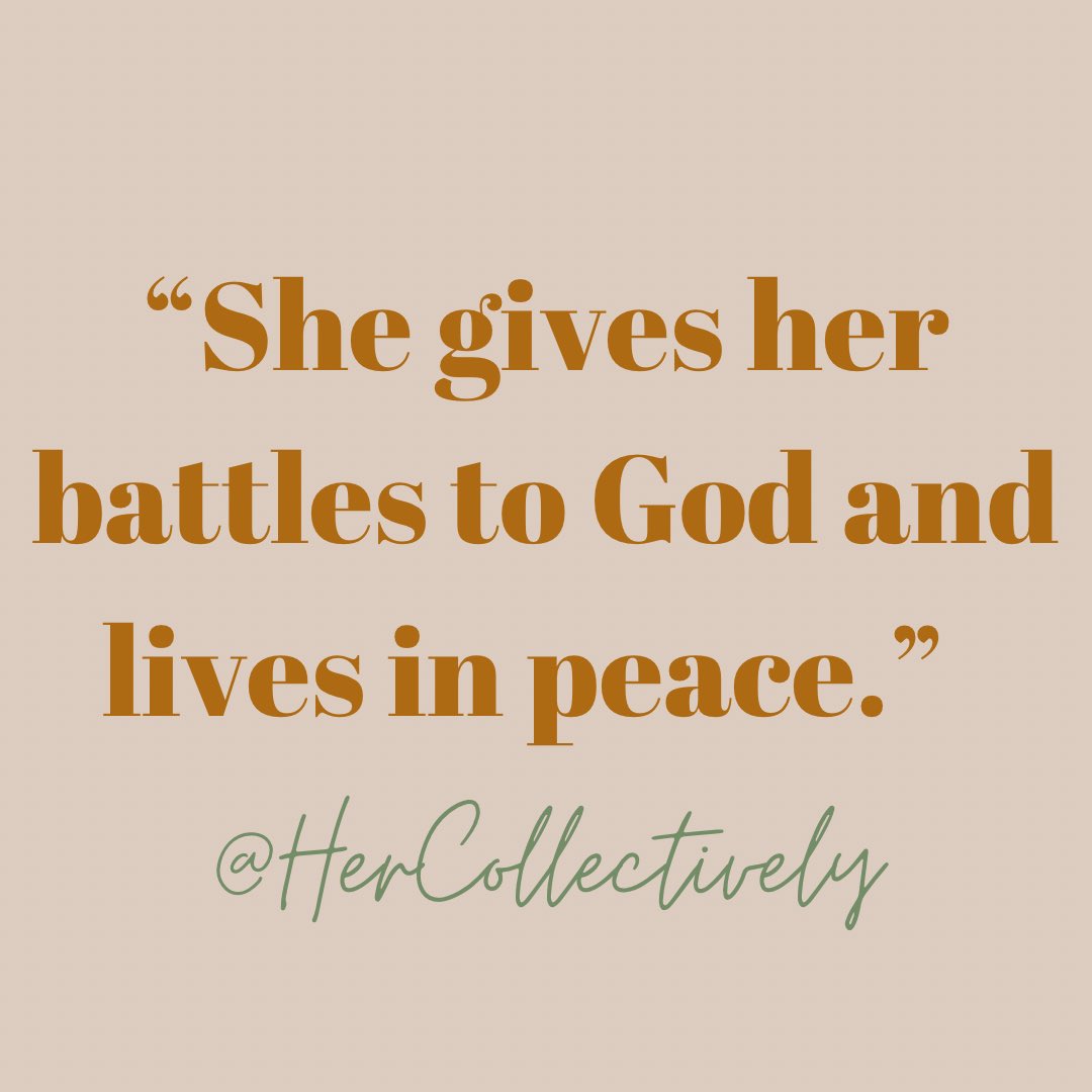 Don’t pick up what you have laid at God’s feet. Give it to God, and Go in peace.🧡🙏🏾 #Sunday