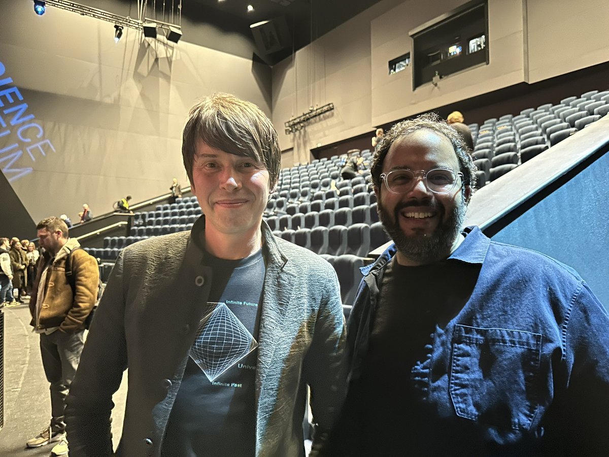 I got say thanks for reminding me of my place in the Cosmos. I’d like to say it was my moment of zen but another reason to not to meet your heroes, is so that you don’t creep them the F out 😂 thanks  <a href="/ProfBrianCox/">Brian Cox</a> for being so gracious when you probably just wanted an exit.