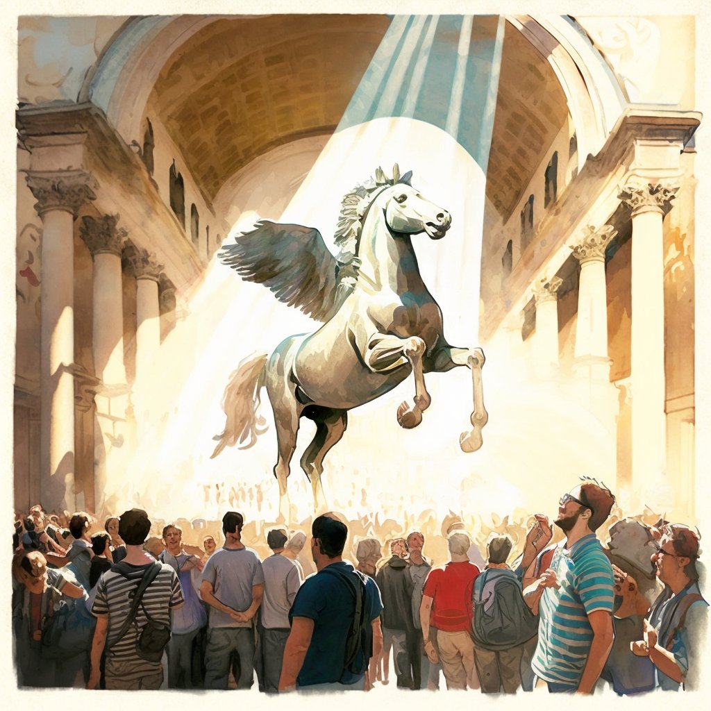 Virtarius's tweet photo. Witness ..  'Shining Pegasus'

'Renaissance Creatures' Collection on opensea

https://t.co/LzUCXYGCwg

#NFTart #cryptoart #digitalcollectibles #blockchainart #NFTlover #artforsale #NFTcommunity #rareart #NFTgallery #NFTinvestor #NFTmarketplace #HistoricalFiction #NFTaddicts https://t.co/Yys82RRyZZ