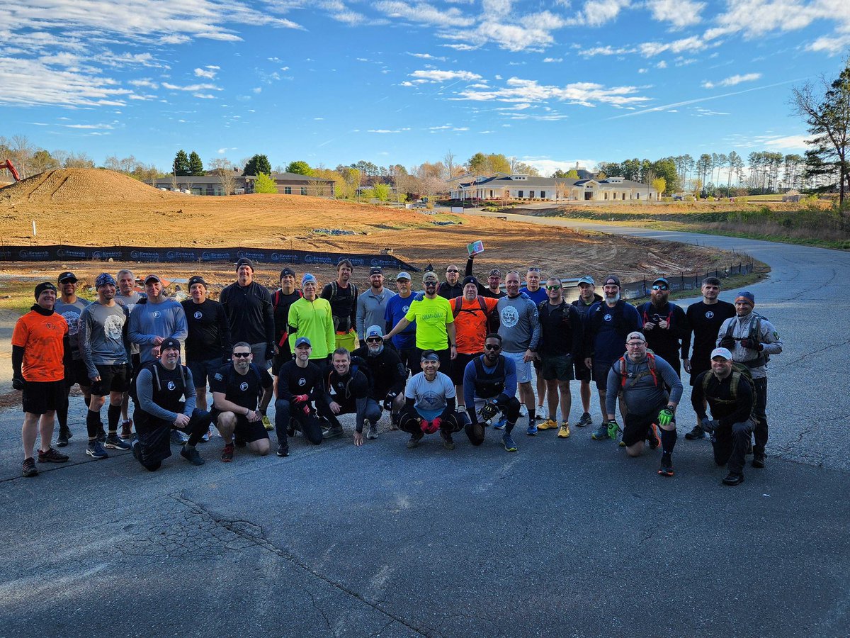 Great first running of the Jaeger CSAUP with the men of <a href="/F3theFort/">F3 The Fort</a>. <a href="/F3_Grinder/">Gerd Staadt</a> knocked it out of the park with planning. 10 miles for the ruckers. 14 miles for runners. <a href="/F3Nation/">F3</a> @F3COTPodcast #rt