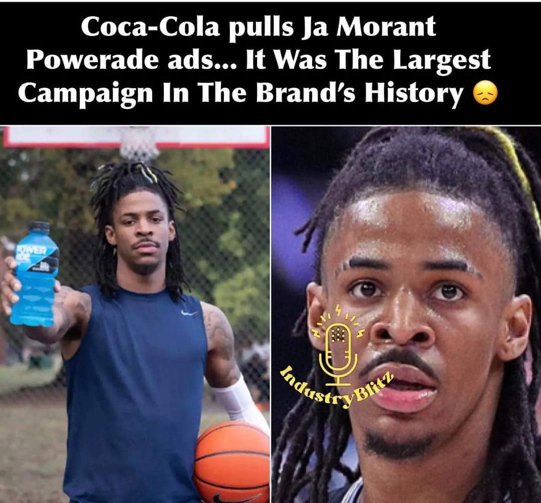 Damn, bruh. #JaMorant #Powerade #CocaCola #commercialfree