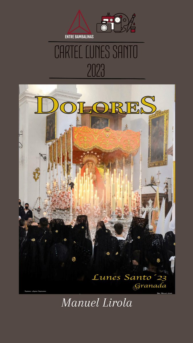 _EBambalinas's tweet photo. Como es habitual comenzamos la tercera semana de Cuaresma con los carteles presentados en los últimos días.
1. Cartel 
@doloresgranada 
2. Cartel 
@SantoSepulcroGR 
3. Cartel 
@CautivoGranada 

|#Dolores_EB|#SyS_EB|#CyE_EB|
#Carteles23_EB https://t.co/a45dty8hS4
