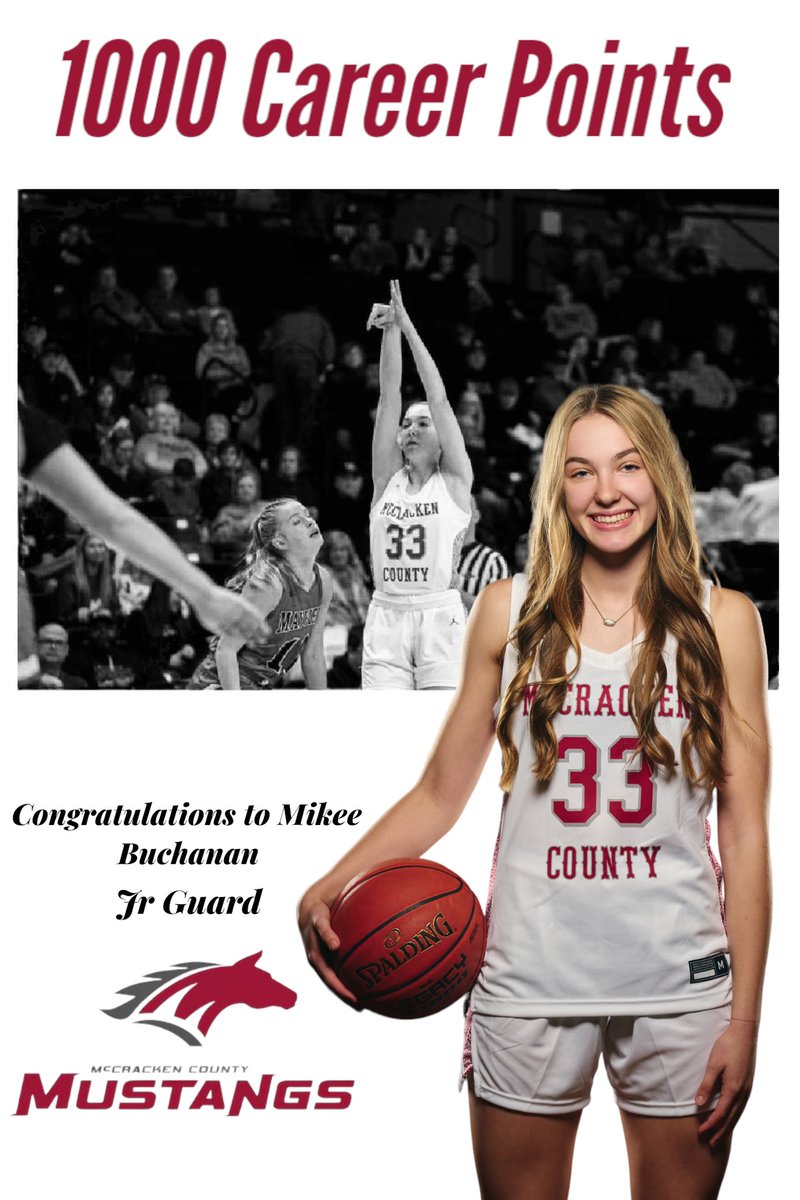 LadyStangsBall's tweet photo. Congratulations to Mikee Buchanan for scoring her 1000th point in our State Championship game! We are very proud of you Mikee! https://t.co/QHuNe4R67P