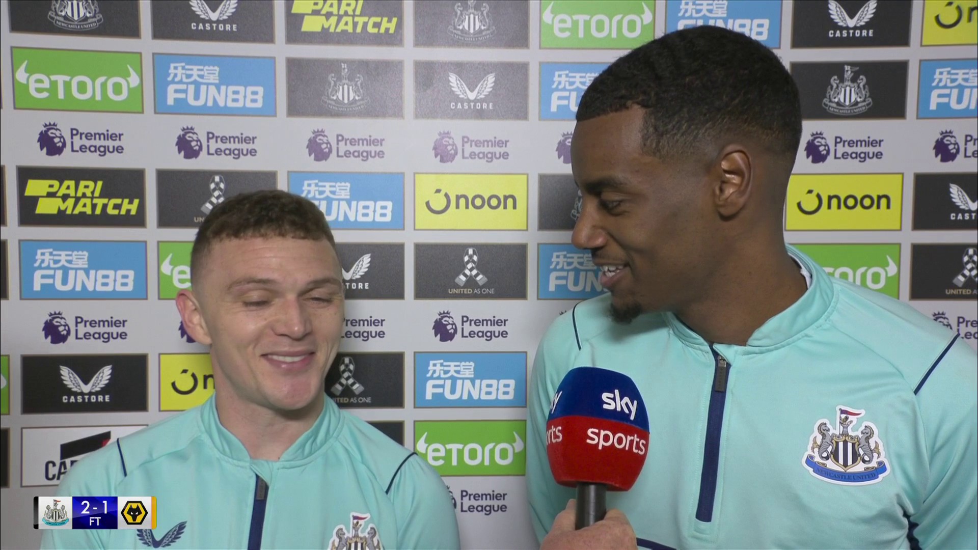 Newcastle United vs Wolverhampton Wanderers / Twitter