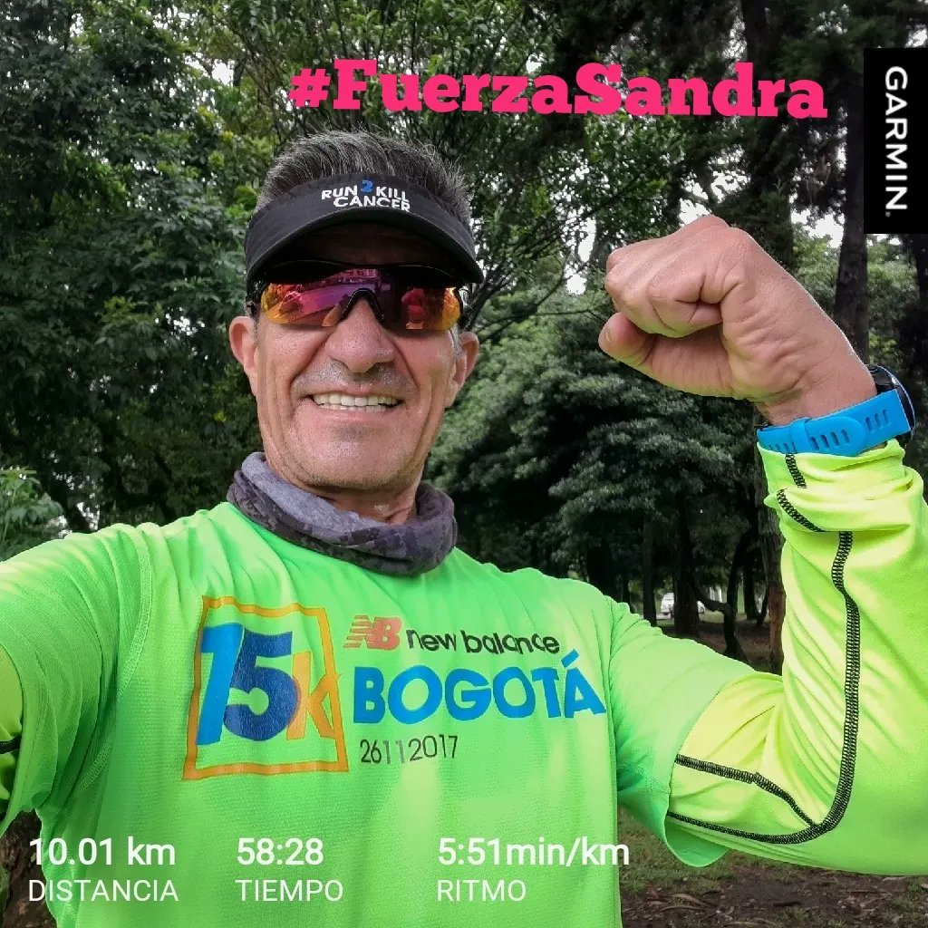 AquiYaSeCorrio's tweet photo. «El momento en que quieres dejarlo es justo el momento en que tienes que seguir avanzando» —Anónimo
•
Con una mañana muy fría en bogota salimos a sumar unos kms sin afanes .
#FuerzaSandra 
#AquiYaSeCorrio 
#YoEleguiCorrer
#Run2killcancer 
@run2killcancer https://t.co/TWYiaYgOVf