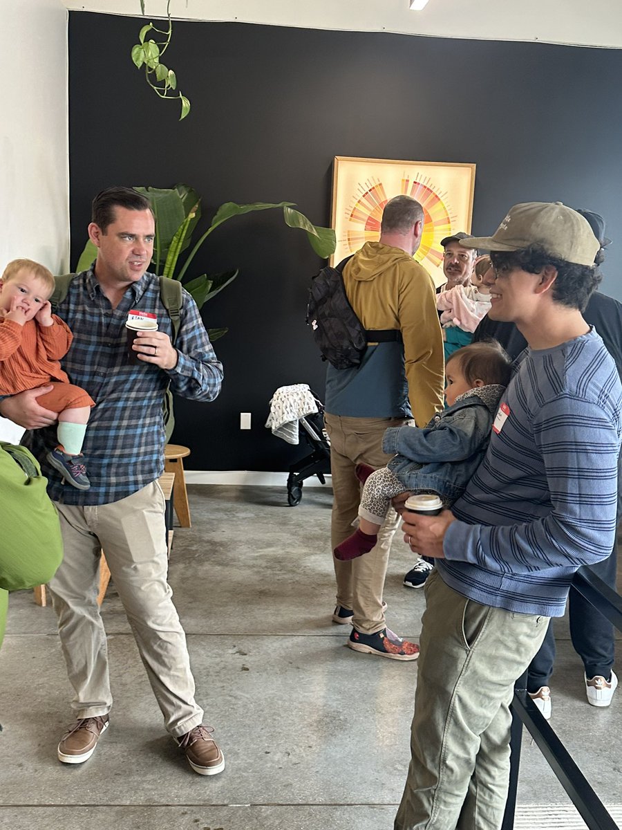 realWeLoveLB's tweet photo. 30 Rad Dads made it out to our first Rad Dad Meet-up. So many connections were made &amp; so many gifts &amp; commonalities discovered.

Dads were talking about the possibilities of kid friendly hikes, beach days, park days, kite days, field trips, brewery tours &amp; so much more.

#ABCD https://t.co/8zr0V0QhXt