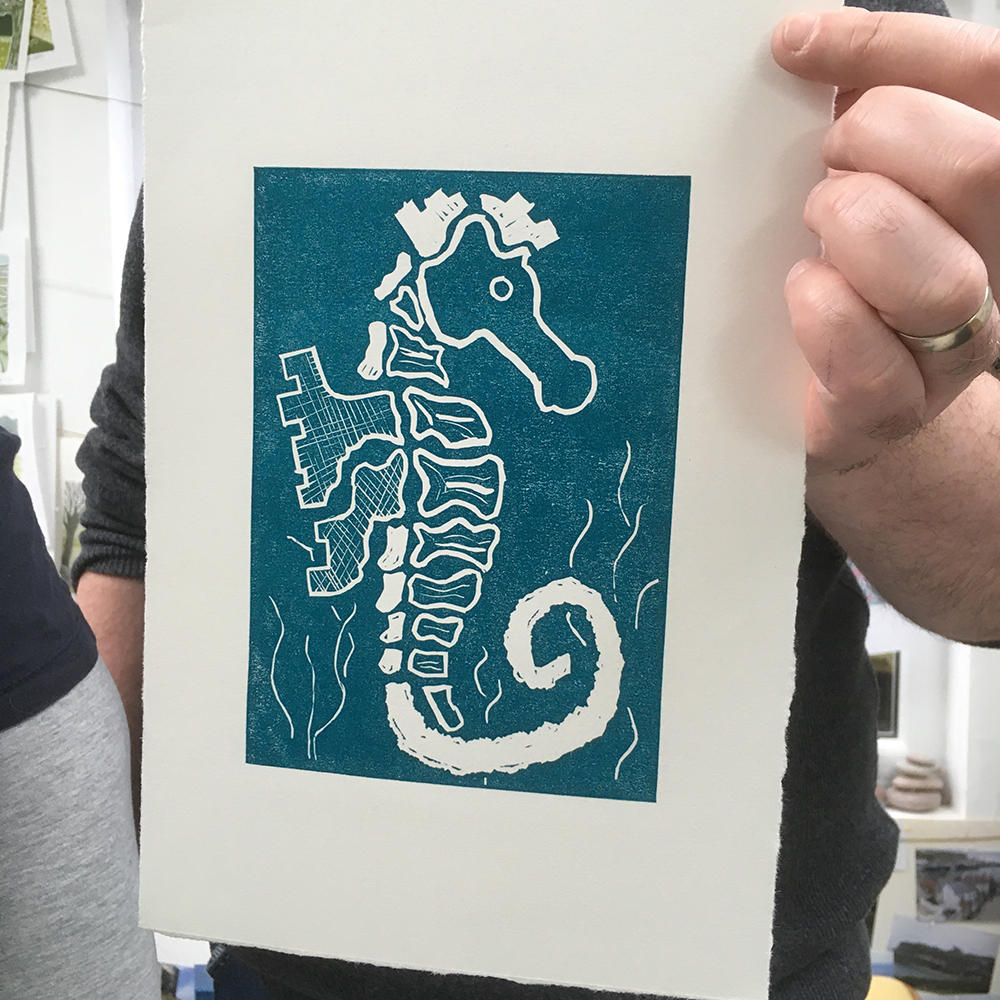 Design_York's tweet photo. “Such a pleasant and relaxing environment. Michelle is very encouraging &amp; brings out the creativity within! Great conversation in the group a brilliant day!”

#inocut #printmaking #reliefprint #York #visityork  #printworkshop #thingstodoinyork https://t.co/geFz7stxnm