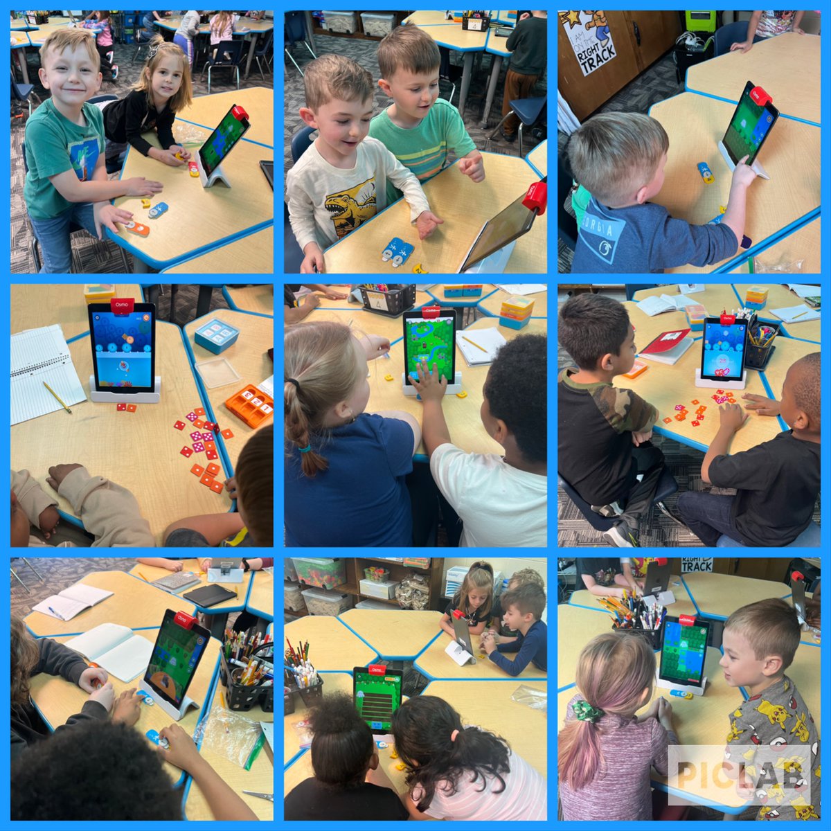 LeAnnGrahamSTEM's tweet photo. Neb students absolutely LOVED learning how to code with the Osmo Coding Awbie app this past week! #stem #pcsdstem #osmo #coding #icancode @NeboDolphins https://t.co/Lxwiad5t3K