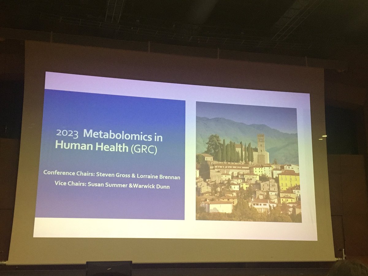 I am so thrilled to start the #GordonConference on #Metabolomics in #Human #Health!! It is going to be an intense week of science and Tuscany 😍