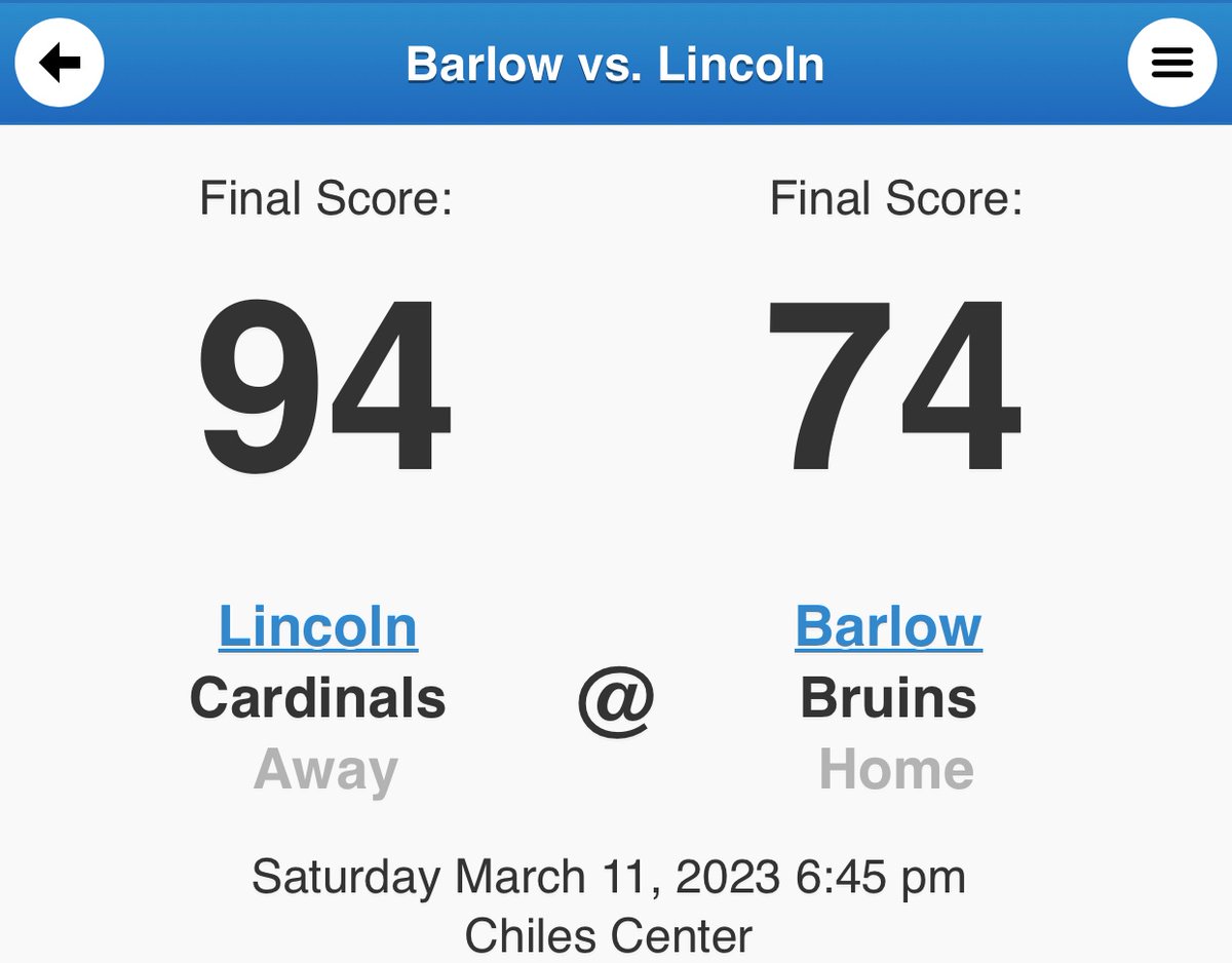 Last Game at Lincoln! We finished 3rd in the State 6A.  PIL Champions. Went 6-3 this season against final 8 teams. 43-14 overall record in the last two seasons. ❤️🤍🖤 Cardinal for Life!