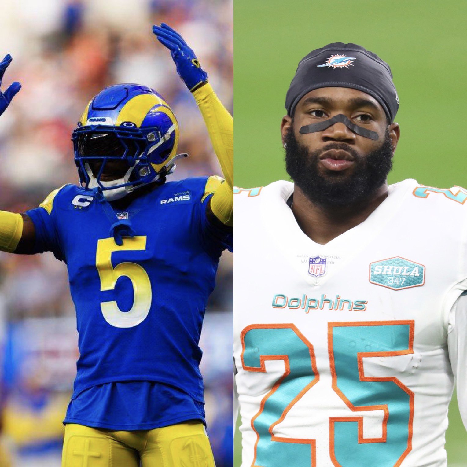 PFF on Twitter: "Jalen Ramsey and Xavien Howard are a Top __ CB duo in