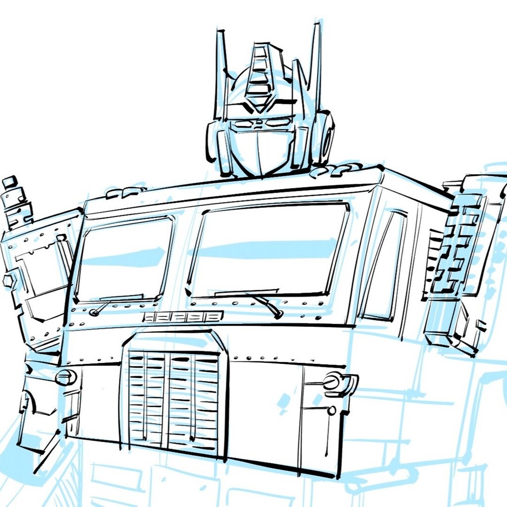 pcweenies's tweet photo. Don't ever make me draw a Transformer again. #optimusprime #transformers #80scartoons #illustration https://t.co/01ZmOcG7wQ https://t.co/nyYWLUPQqj