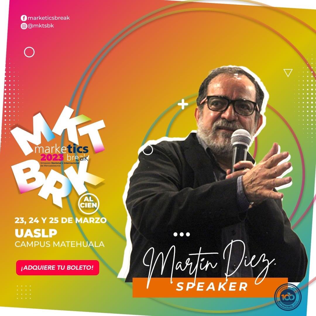 Te presentamos a <a href="/MDiez2010/">Martin Diez</a>👨🏻‍💼. Líder en inteligencia de mercados y estudios de opinión en México 🇲🇽. Autor del libro “Diez mitos del neuromarketing” 📖.  No te pierdas su conferencia llamada “Técnicas de evaluación en neurociencia del consumidor” 🗣️