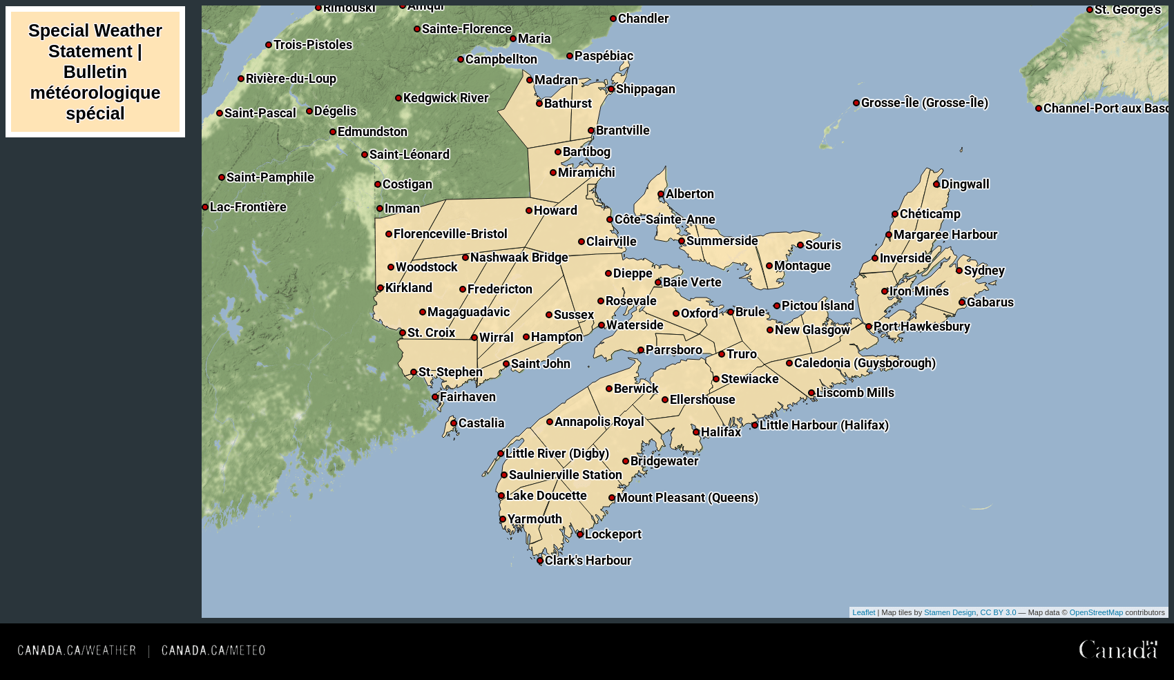 ECCC Weather Nova Scotia on Twitter "After a relatively quiet week