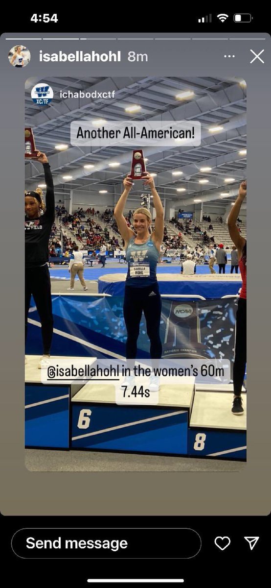 BCCHS_AD's tweet photo. More from the All-American @isabellahohl, @BCCHS_Eagles Alum. @BCCHS_XCTF #EaglesICT @WashburnUniv https://t.co/TAt1gpCqmd