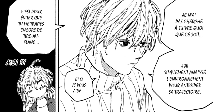 Izutooo's tweet photo. #SDSpoilers #SD110 Sakamoto a fini le combat comme d'hab mais Rion, Nagumo et même Uzuki ont bien aidé, par contre j'ai pas compris pourquoil il s'est juste placé sur sa trajectoire 🤔 https://t.co/TjBirw24t3